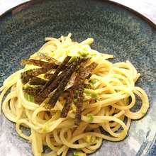 レンチン&混ぜるだけ!和風アボカドパスタ