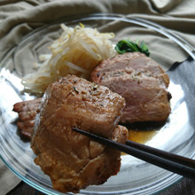 がっつりスタミナ+healthy♪〜簡単はやうま豚ヒレ肉のグリル〜