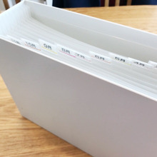 月々の明細を入れる。上からポンで手間いらず♪