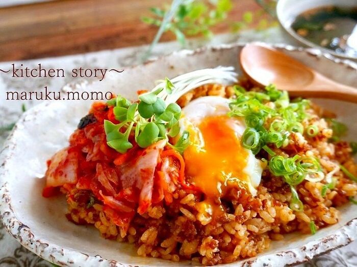 パパっと作れる!ビビンバ風♪コチュ*チャーハン