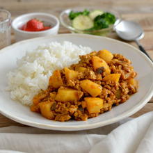 じゃがいものキーマカレー。フライパンで簡単!煮込み不要。