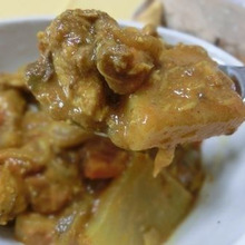 フライパンで20分☆ カレー粉で作る、大根とさばカレー