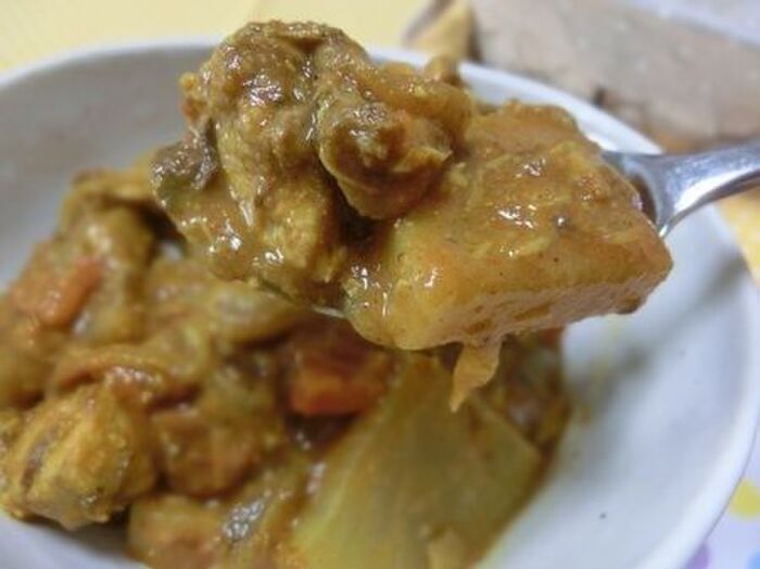 フライパンで20分☆ カレー粉で作る、大根とさばカレー