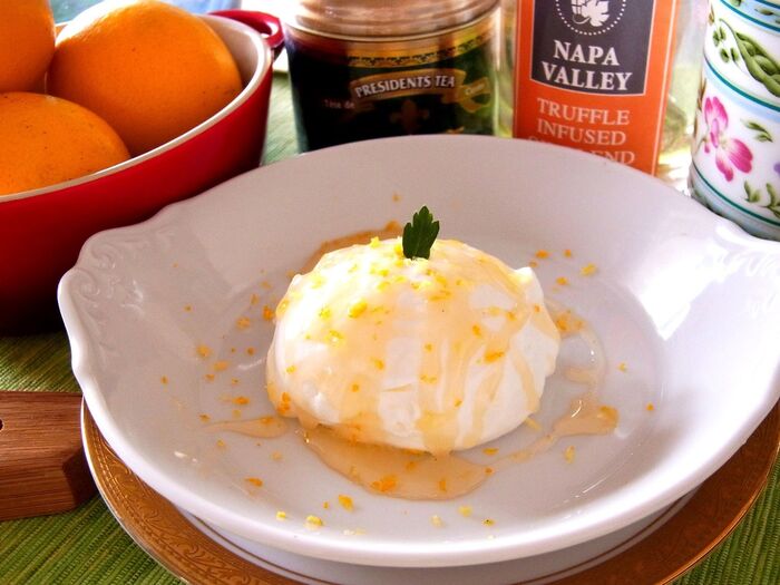 チーズケーキみたい!ヨーグルトのふわふわスフレ