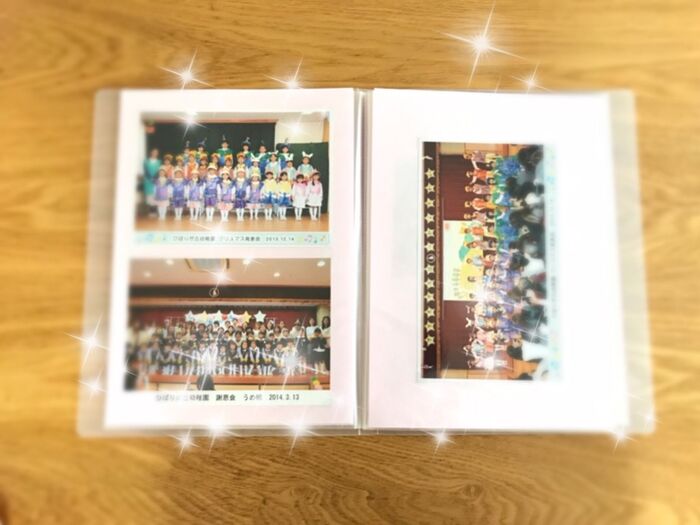 クリアファイルで『集合写真用アルバム』を作ろう♪