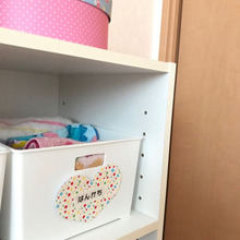 片づけも愛だから!親子で手作りラベル♪