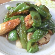 美味すぎ♪ ピーマンとちくわの生姜炒め煮