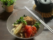 夏限定♪バジル蕎麦