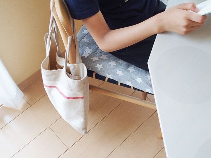 図書館用バッグの置き場所を変えれば、子供の読書量が格段に増える!