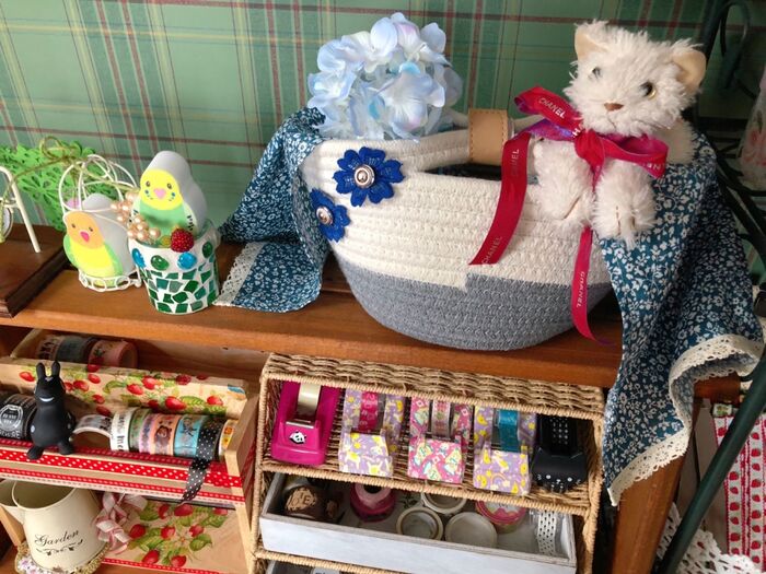 マステコーナーの上には〜♡