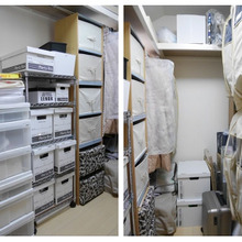 ウォークインクローゼットを「洋服収納」からモノが一括で管理できる「納戸」へ