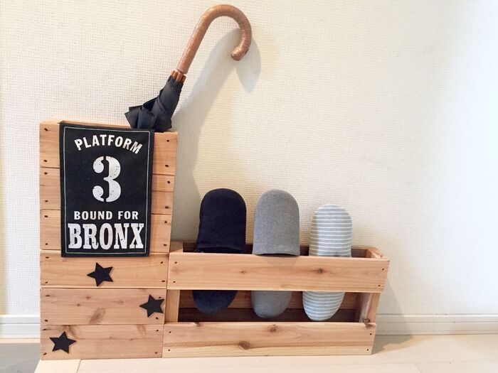 すごい!置くだけなのにおしゃれなパレット収納術