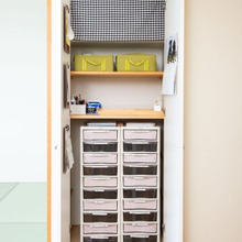 LDのちいさな納戸は、家族みんなでシェア収納