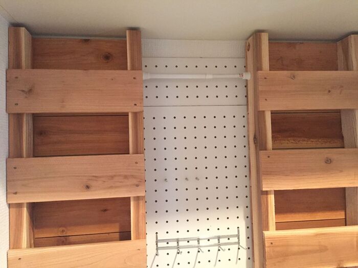 玄関収納の作り方③耐震対策