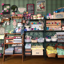 わくわくショップ気分♡ハンドメイド資材をディスプレイ収納♡