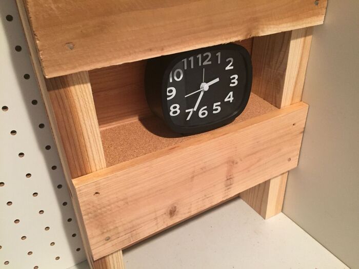 ポイント①棚スペースを作る