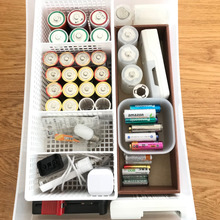 ぐちゃぐちゃになりがちな電池収納をなんとかしたい!