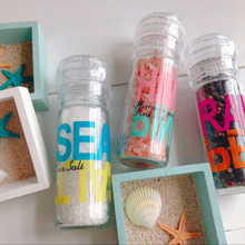 カルディ★夏イメージのミル付きソルト&ペッパー★