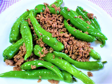 今が旬!ご飯に合う♡青唐辛子の甘辛そぼろ炒め