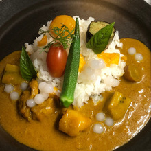 タピオカココナッツのベジ・フルカリー