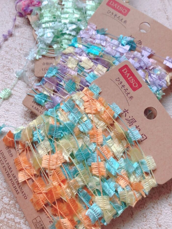 次にクラゲのユラユラなパーツ作りを♪