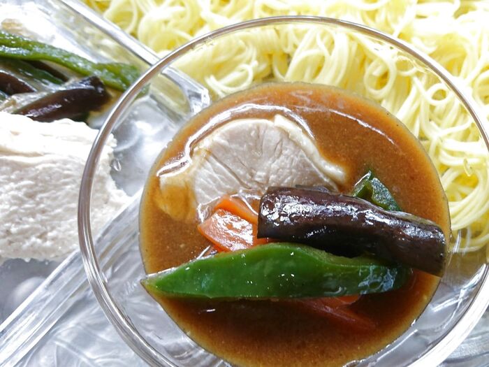 夏こそカレー!さっぱり素麺でつるつるっと♪