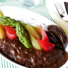 夏バテなんてしてられない!元気回復!アスパラ・カレー