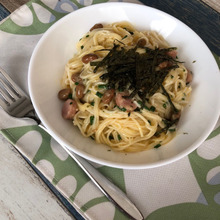 そうめん余ってない??ストックだけで簡単♪「和ルボナーラ」