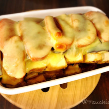 厚揚げの味噌ラザニア風