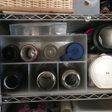 我が家の水筒収納。