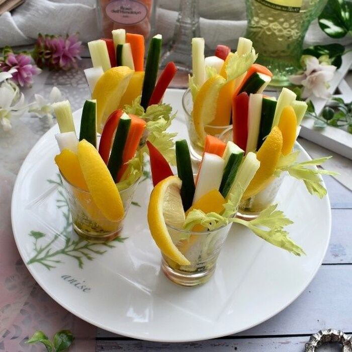 パーティーにおすすめ!イタリアンな野菜ステック「ピンツィモーニオ」