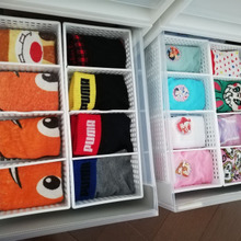 仕切りかごを使って小物の指定席を作る