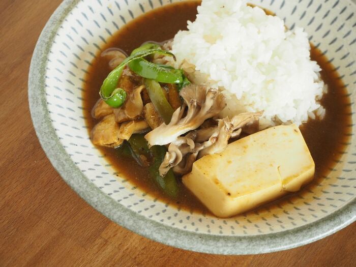 お豆腐つるん♡あっさり和風カレー