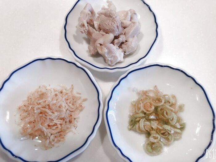 お粥のトッピング