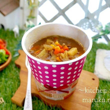 インスタントカレーヌードル風♪自家製カレーラーメン