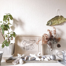 涼しく感じる玄関インテリア