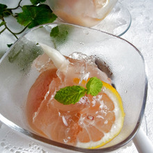 生姜のジュレ桃のコンポート