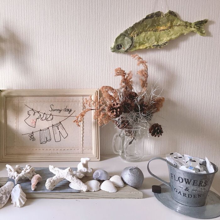 魚のモニュメント