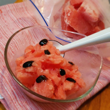 余さず食べる*塩スイカシャーベット ′19 ver. &…