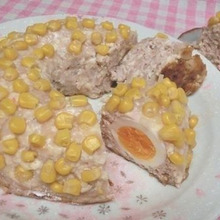 ゆでたまごが出たら当たり!? フライパンでジャンボかにシュウマイ