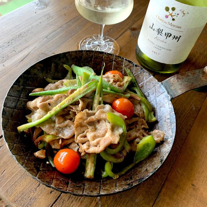 【人気のおかず】基本❤肉野菜炒め❤スタミナにんにく醤油【 #おくら #ピーマン #時短 】