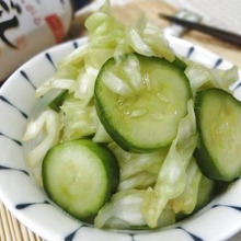 ポリ袋で3分☆ キャベツときゅうりのだししょうゆ浅漬け