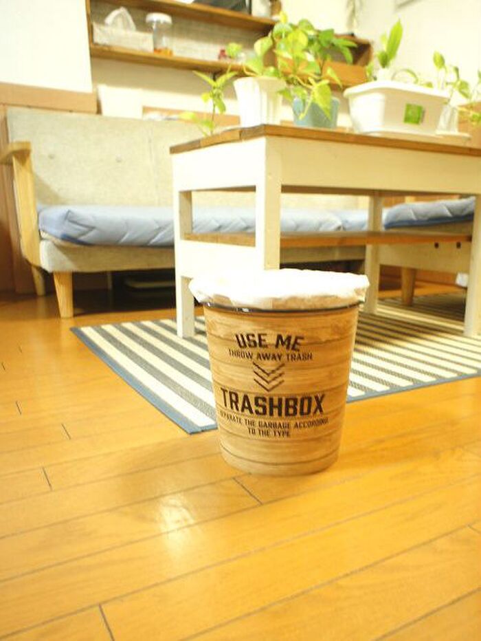 NEW!ゴミ箱のビニール袋を隠す★重ねるだけの超楽ちん