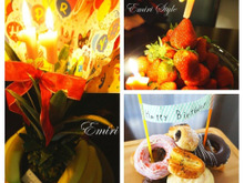 子供自ら考え組み立て!誕生日タワーケーキ♪「Emiri流 自考育テーブルコーデ」