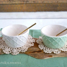 シャーベットカラーがお洒落💗ナチュラルキッチンのモロッカン柄ココット皿