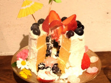 バームクーヘン!中から何が出るかな?びっくりケーキ