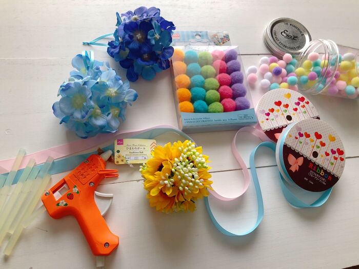 材料は〜家にあったダイソー雑貨♡