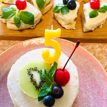 イングリッシュマフィンで★ソイクリームのフルーツケーキ