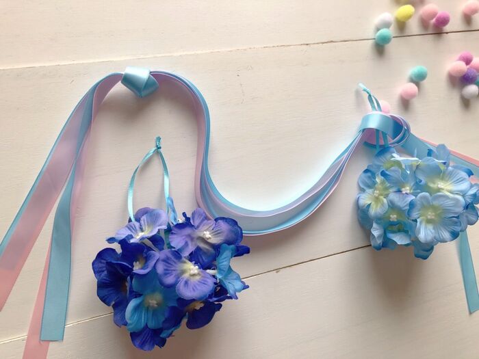 リボンをまとめてひと結び♡