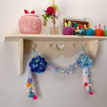 夢かわハッピー♡お花とリボンの〜ウェルカムオーナメント♡